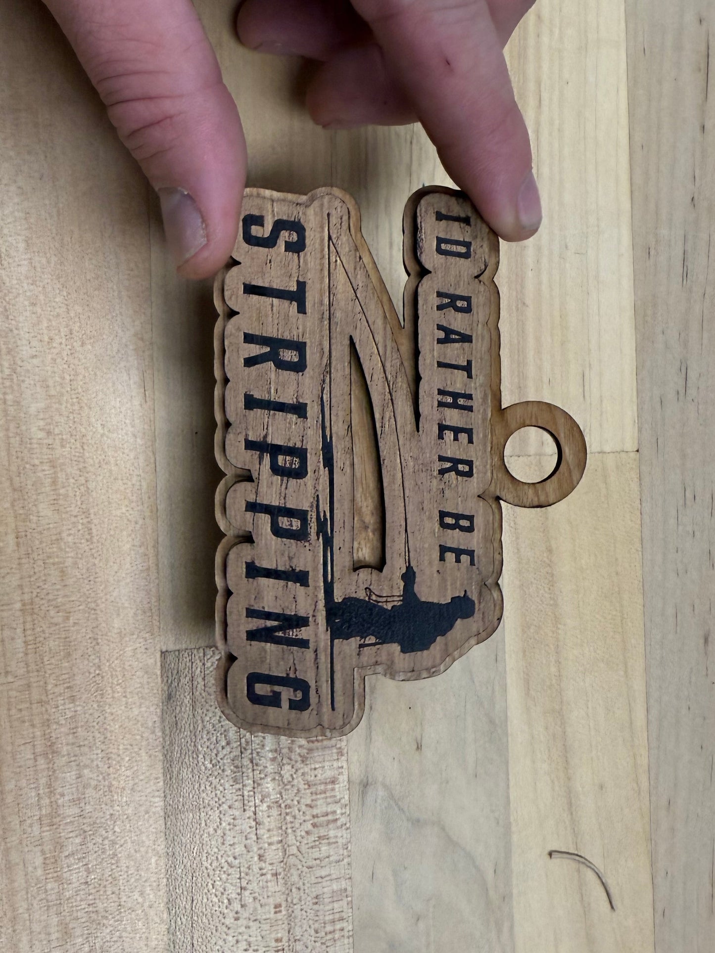 Id Rather be Stripping Ornament