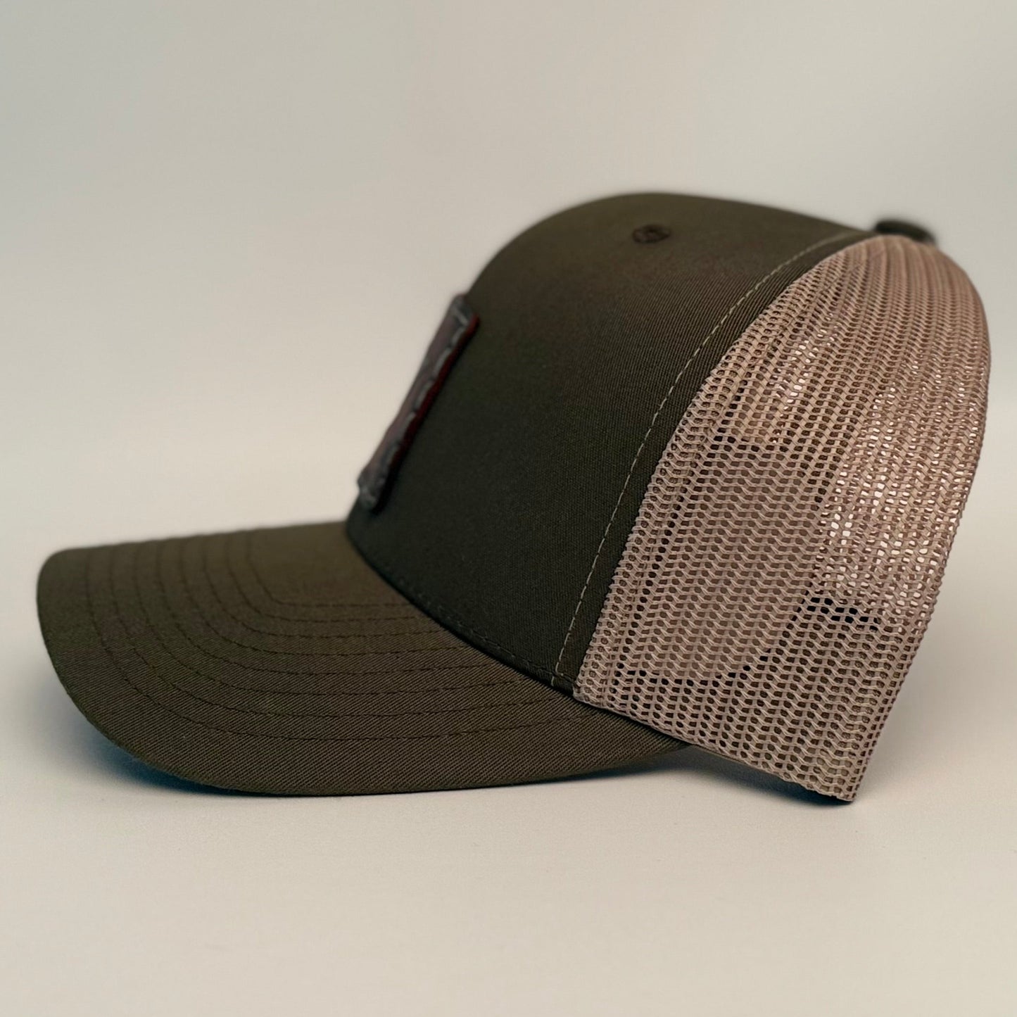 Zebra Midge Fly Pattern Leather Patch Hat