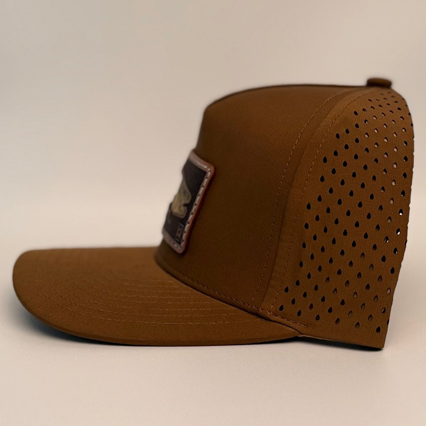 Cutthroat Trout Leather Patch Hat