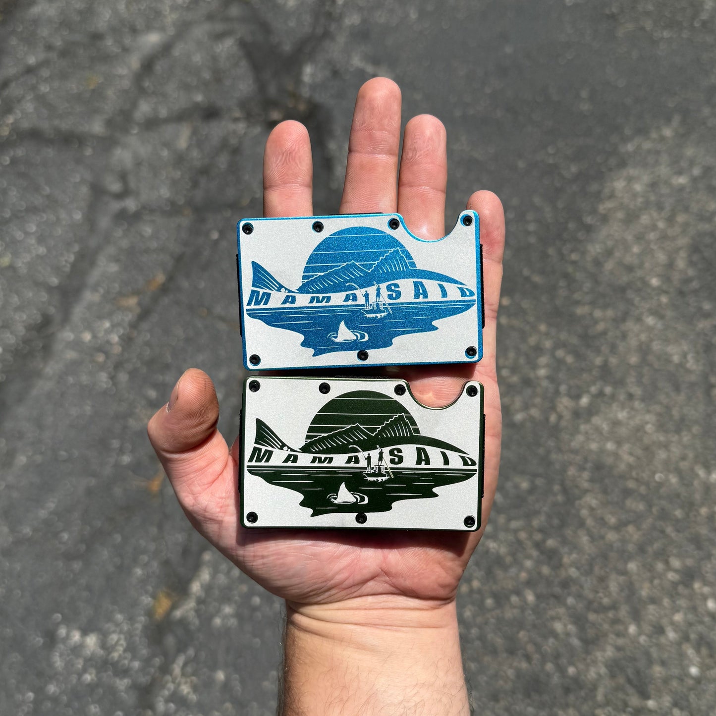 Mama Said Aluminum wallet
