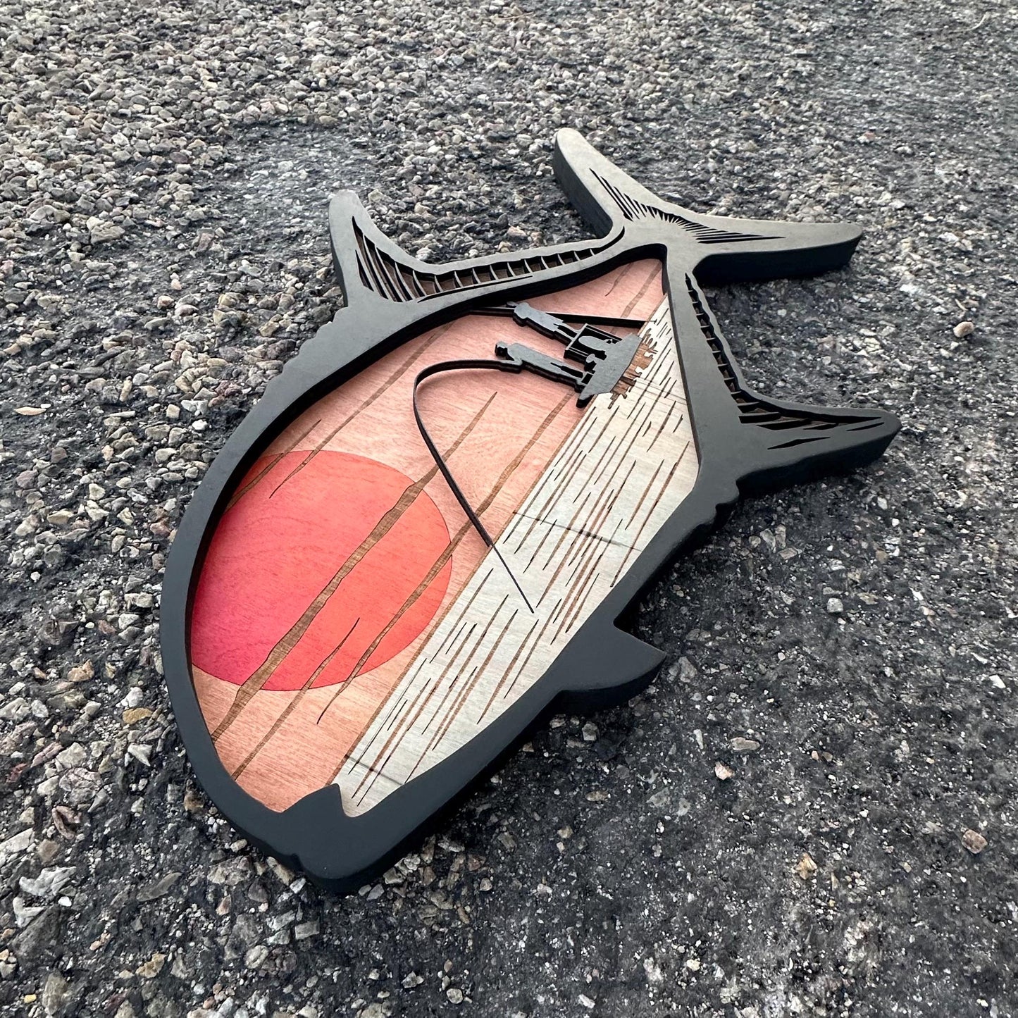 Wood Permit Wall Art
