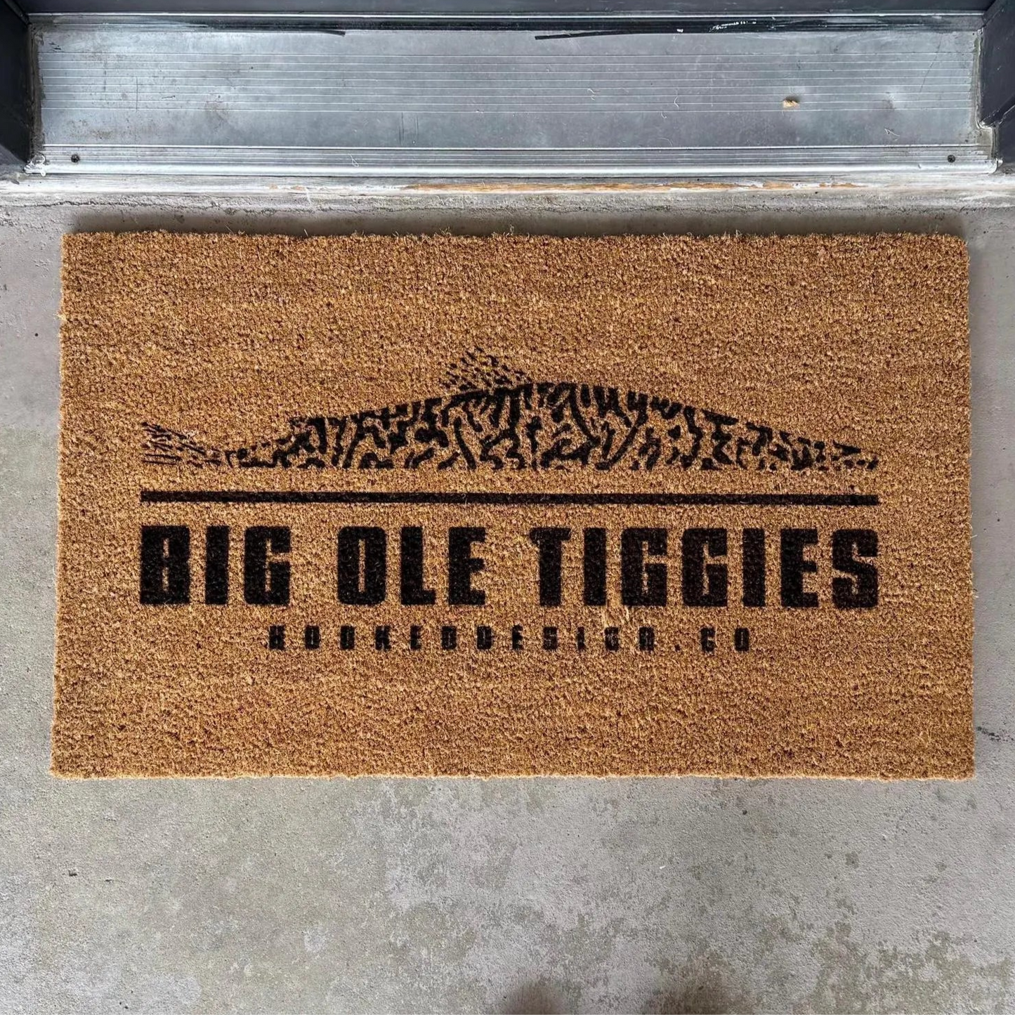 Big Ole Tiggies Door mat