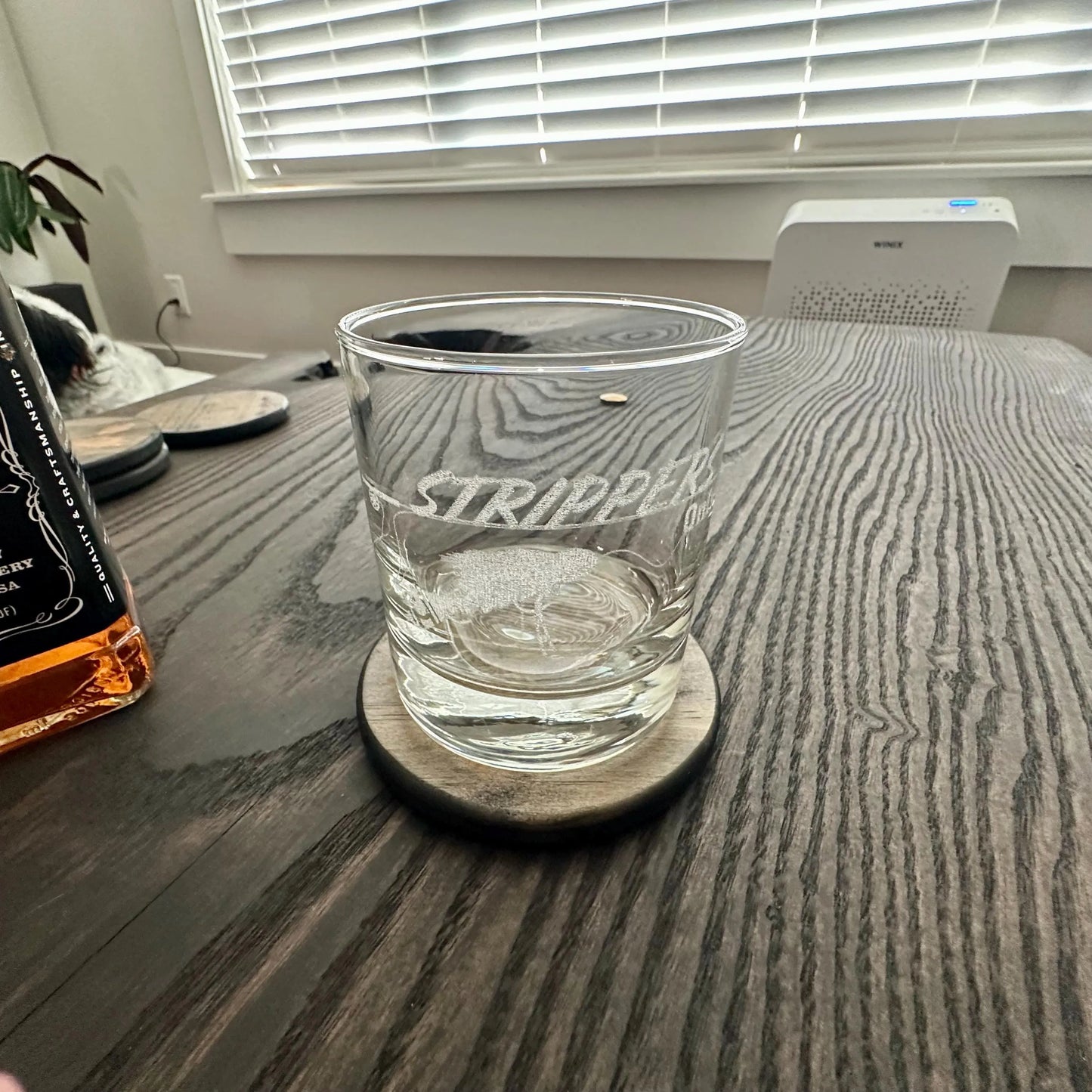 Strippers only whiskey glass