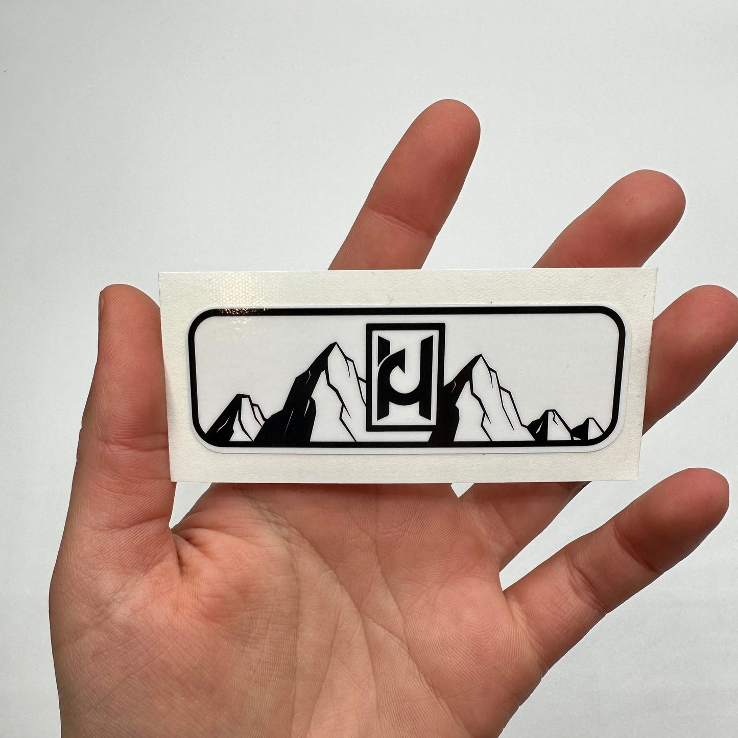 HD Mountain Logo Sticker