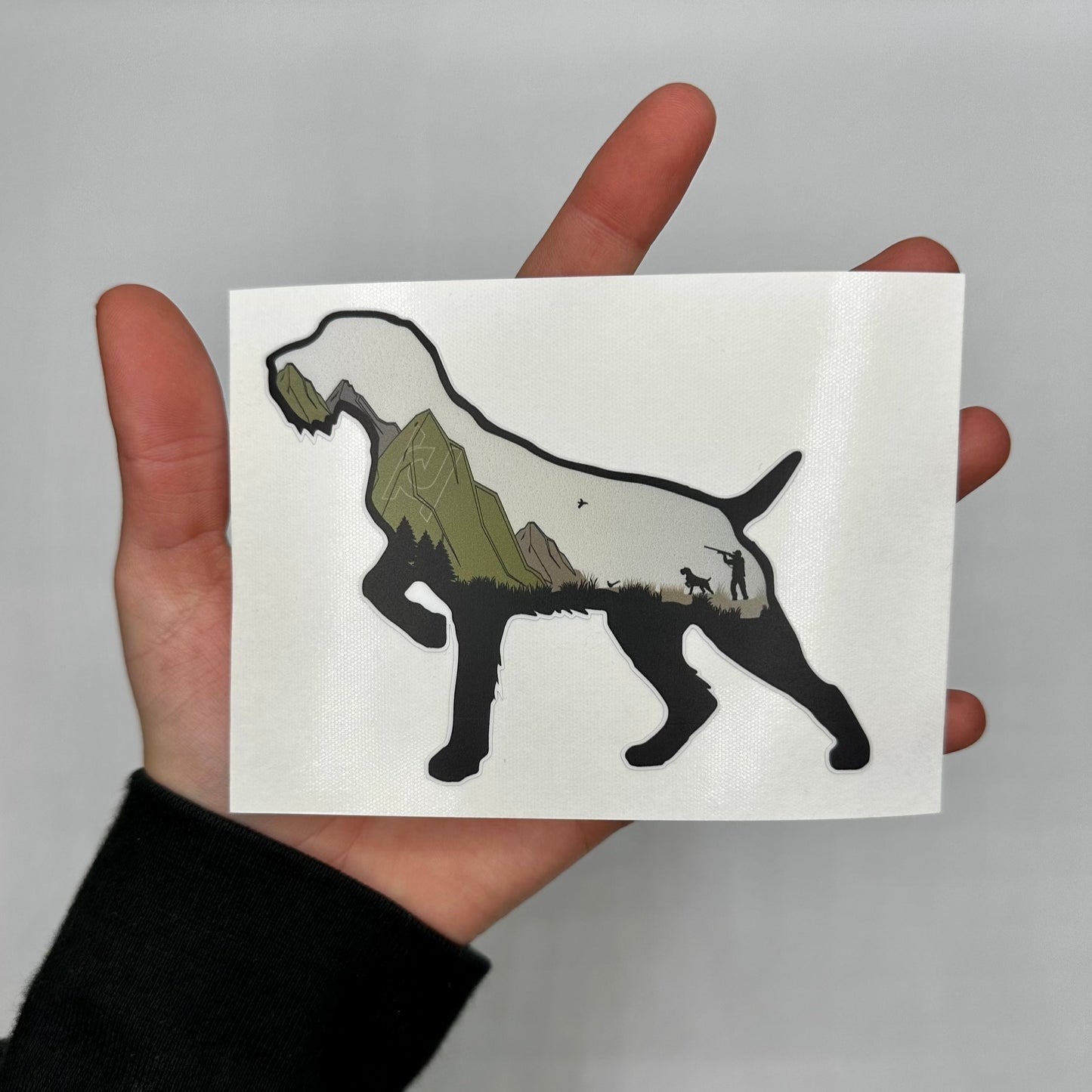 German Wirehaired Pointer Sticker