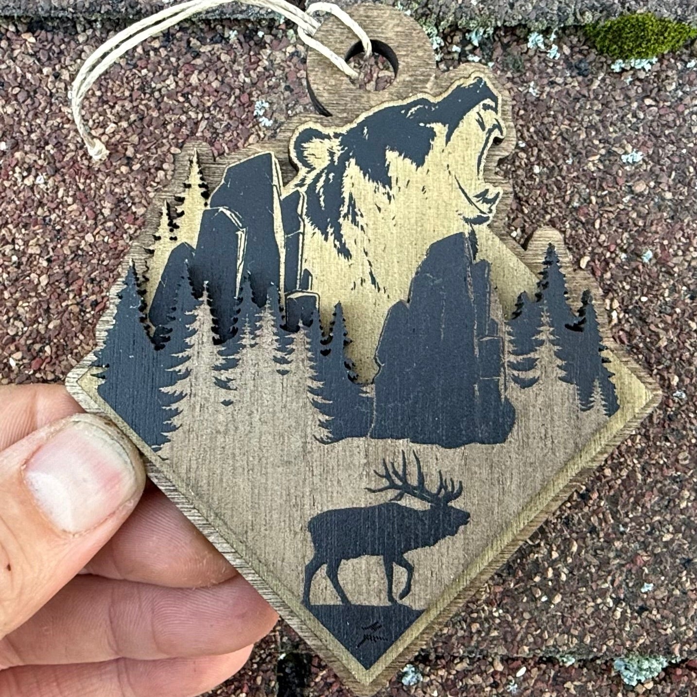 Bear Grizzly Ornament
