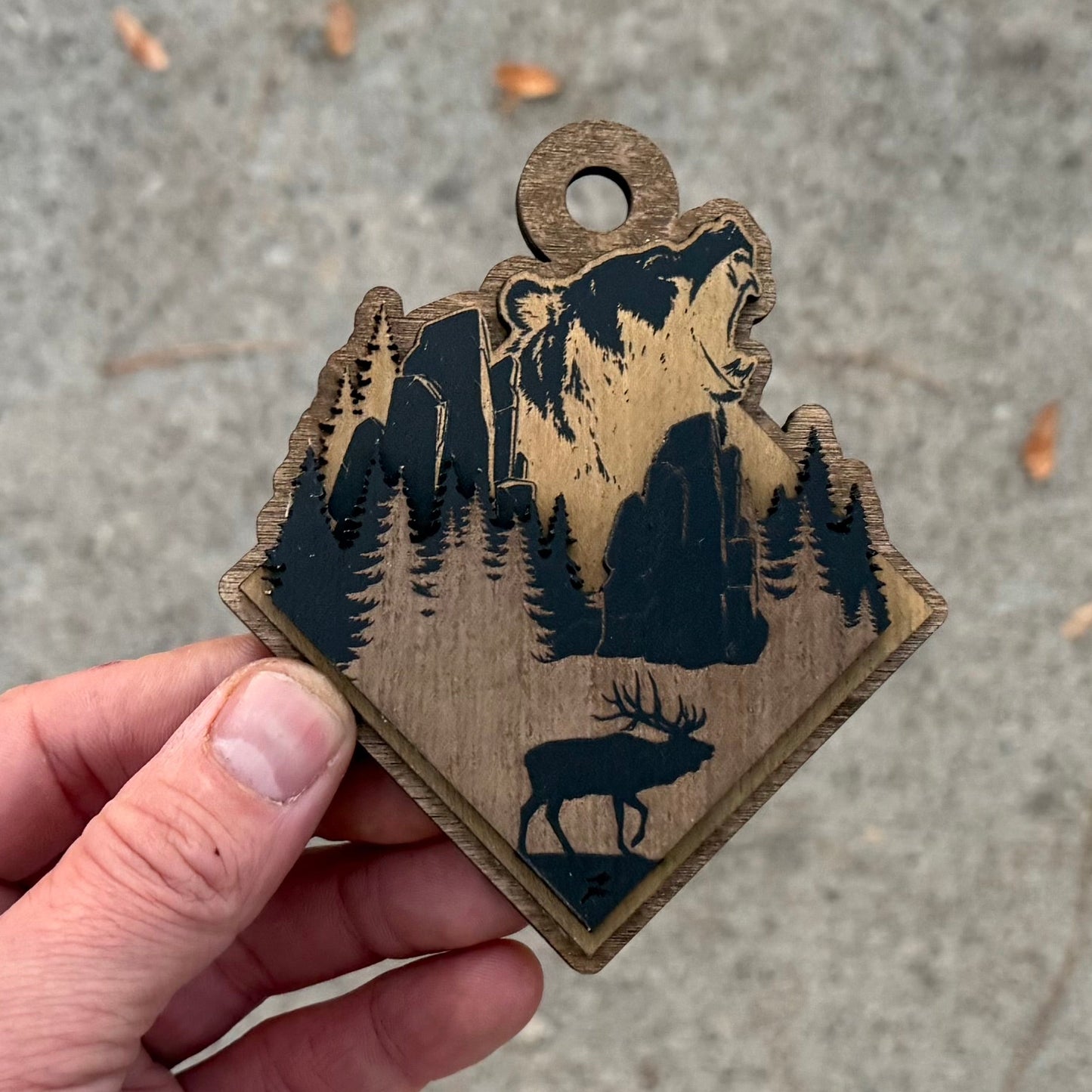 Bear Grizzly Ornament
