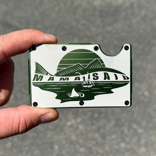 Mama Said Aluminum wallet