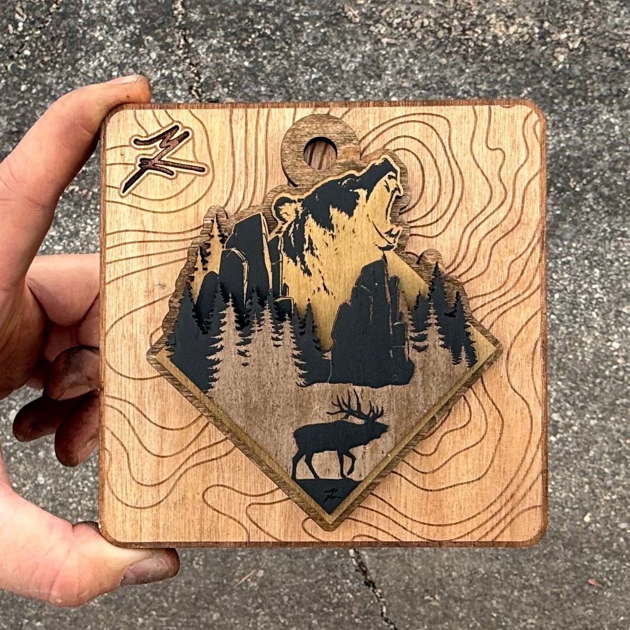 Bear Grizzly Ornament