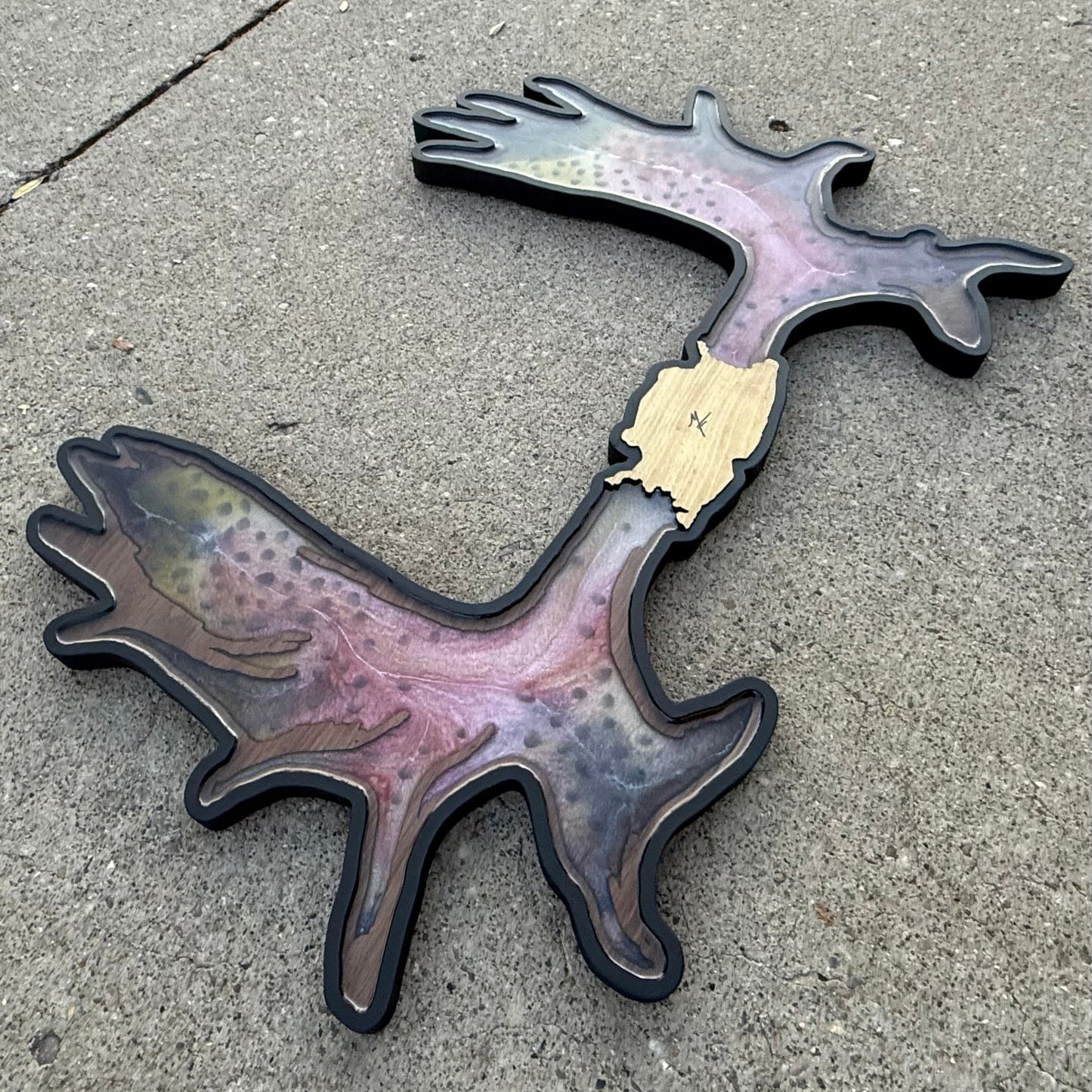 Epoxy Moose Rainbow Trout