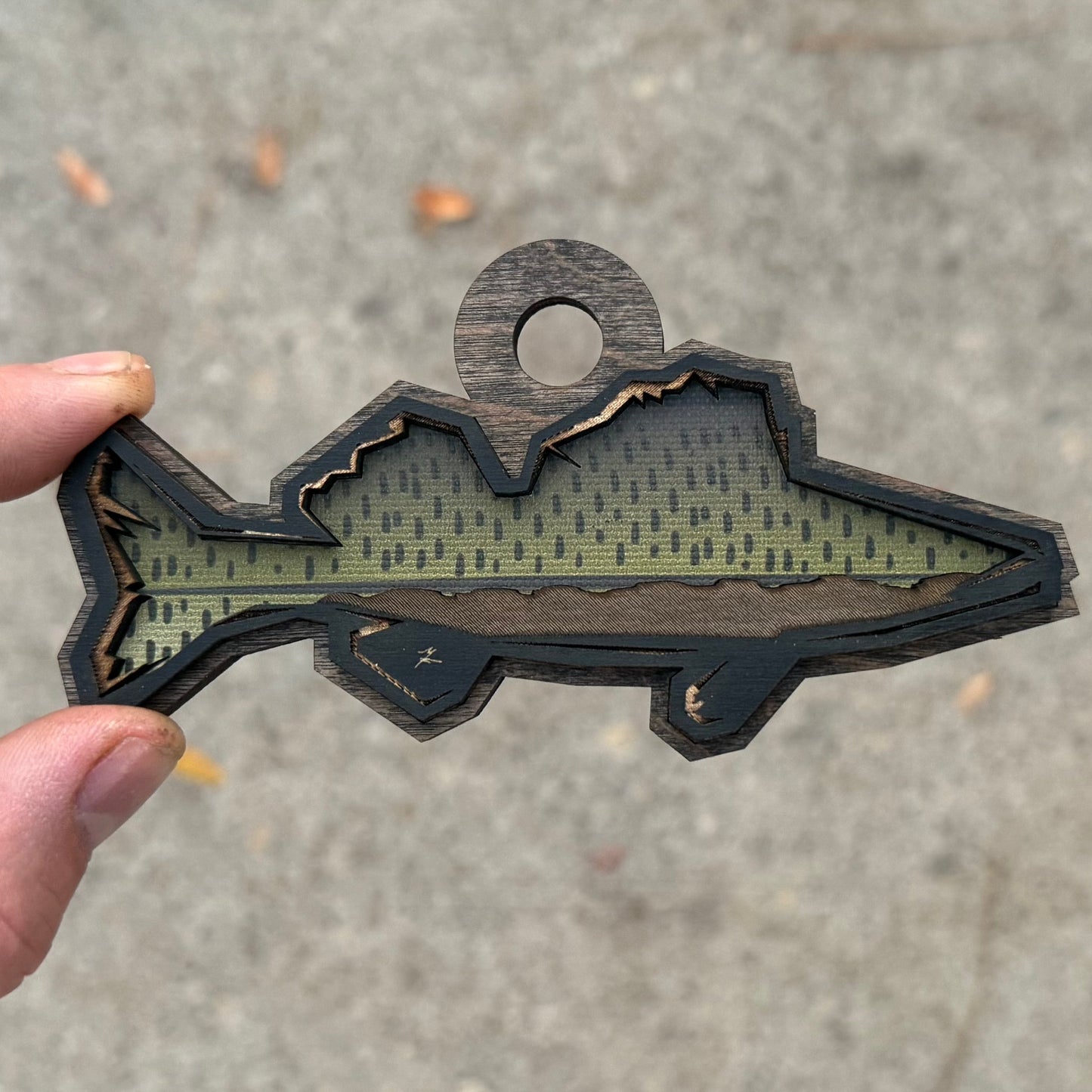 Walleye Ornament