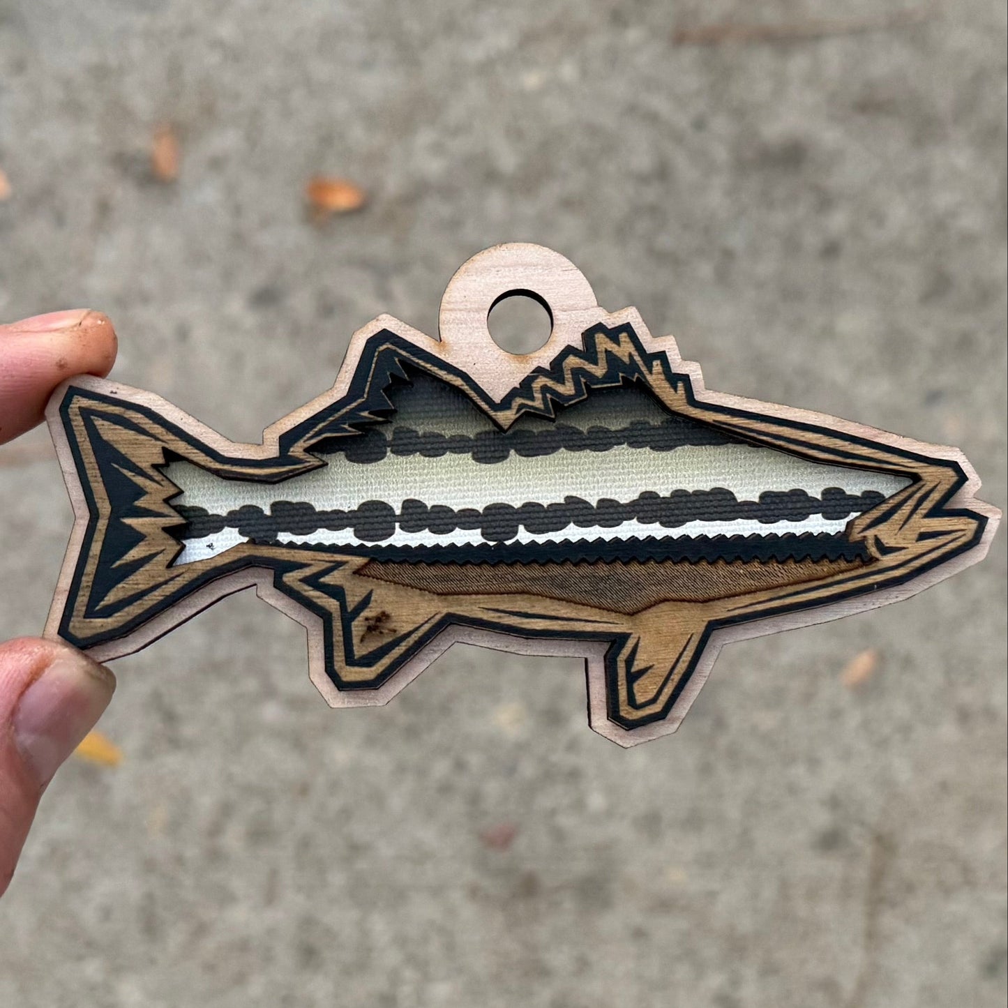 Striped Bass Ornamet