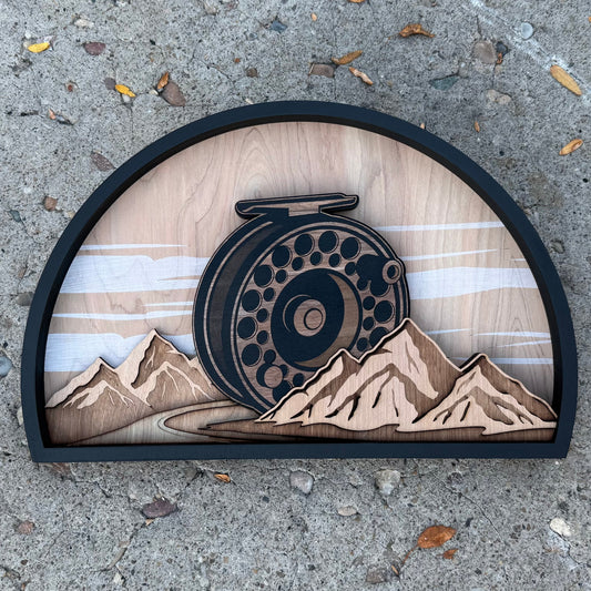 Keep It REEL Wood Sign