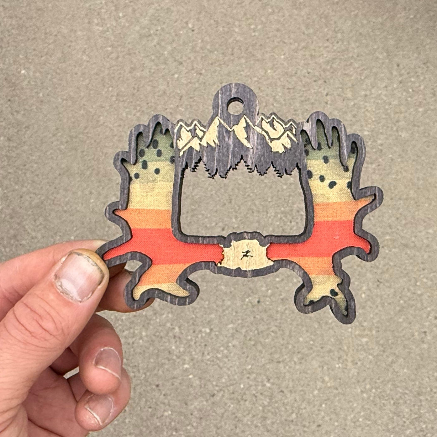 Moose Antler ornament