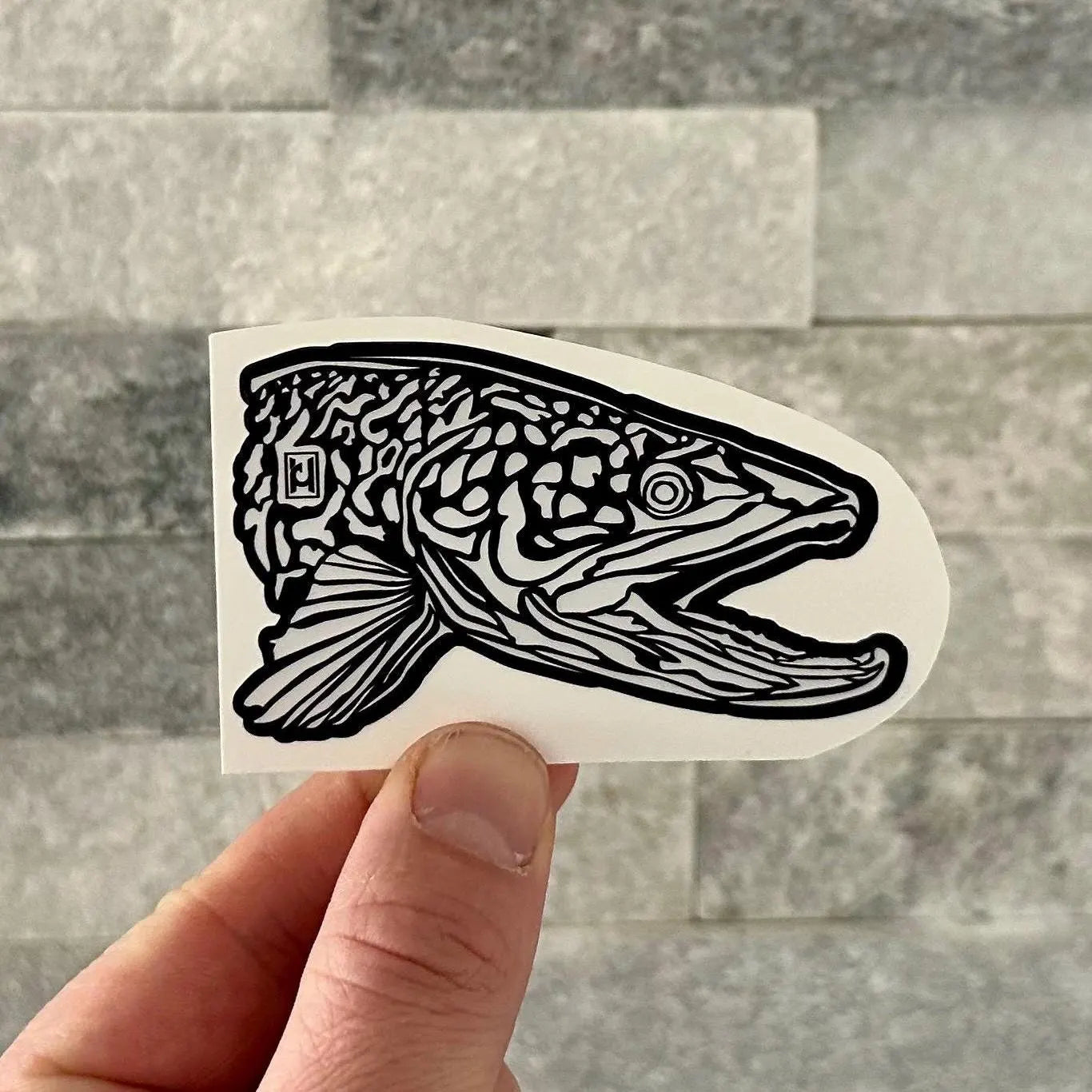 Trout Head Decals