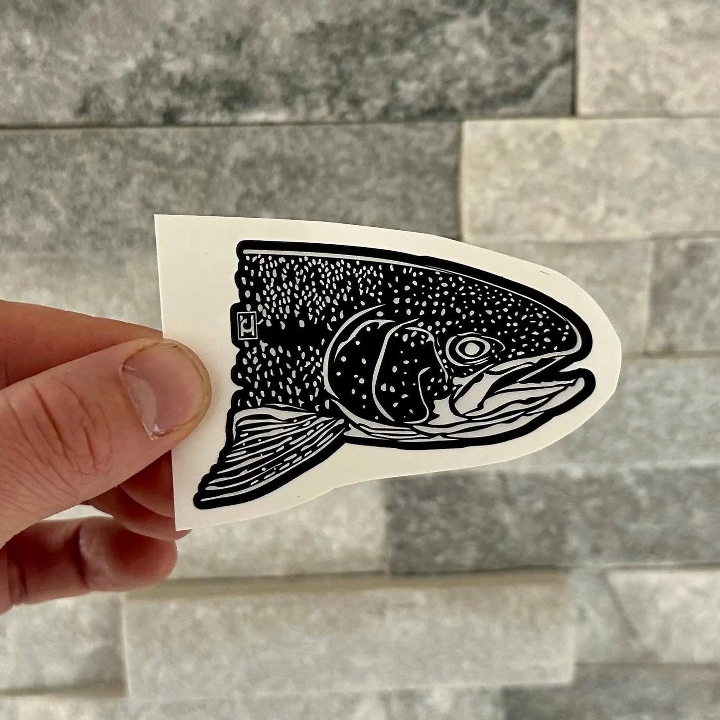 Trout Head Decals