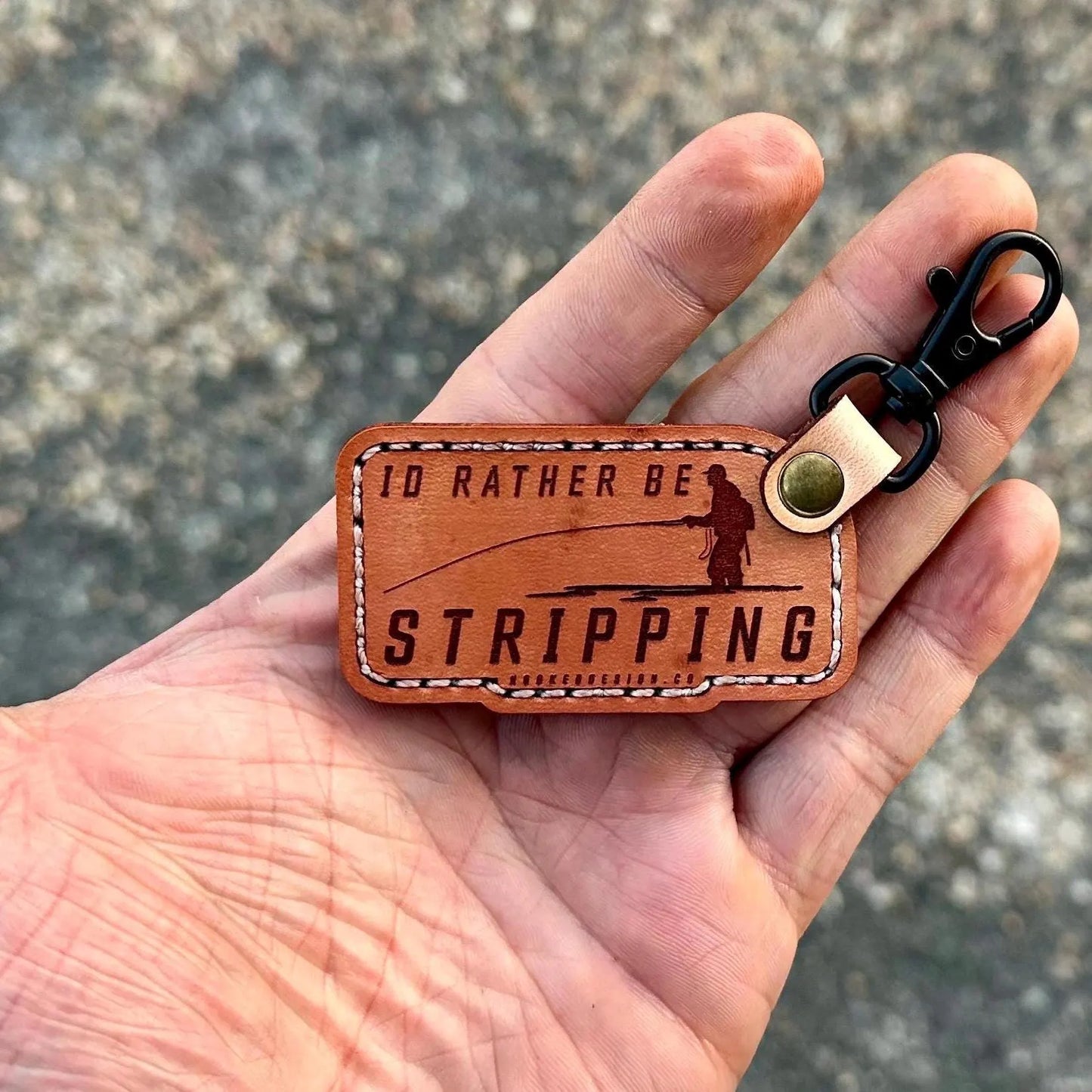 I'd Rather Be Stripping Key Chain