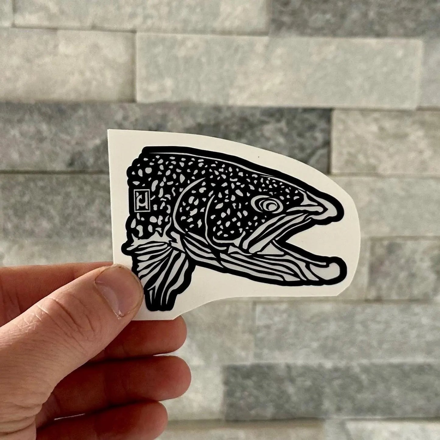 Trout Head Decals