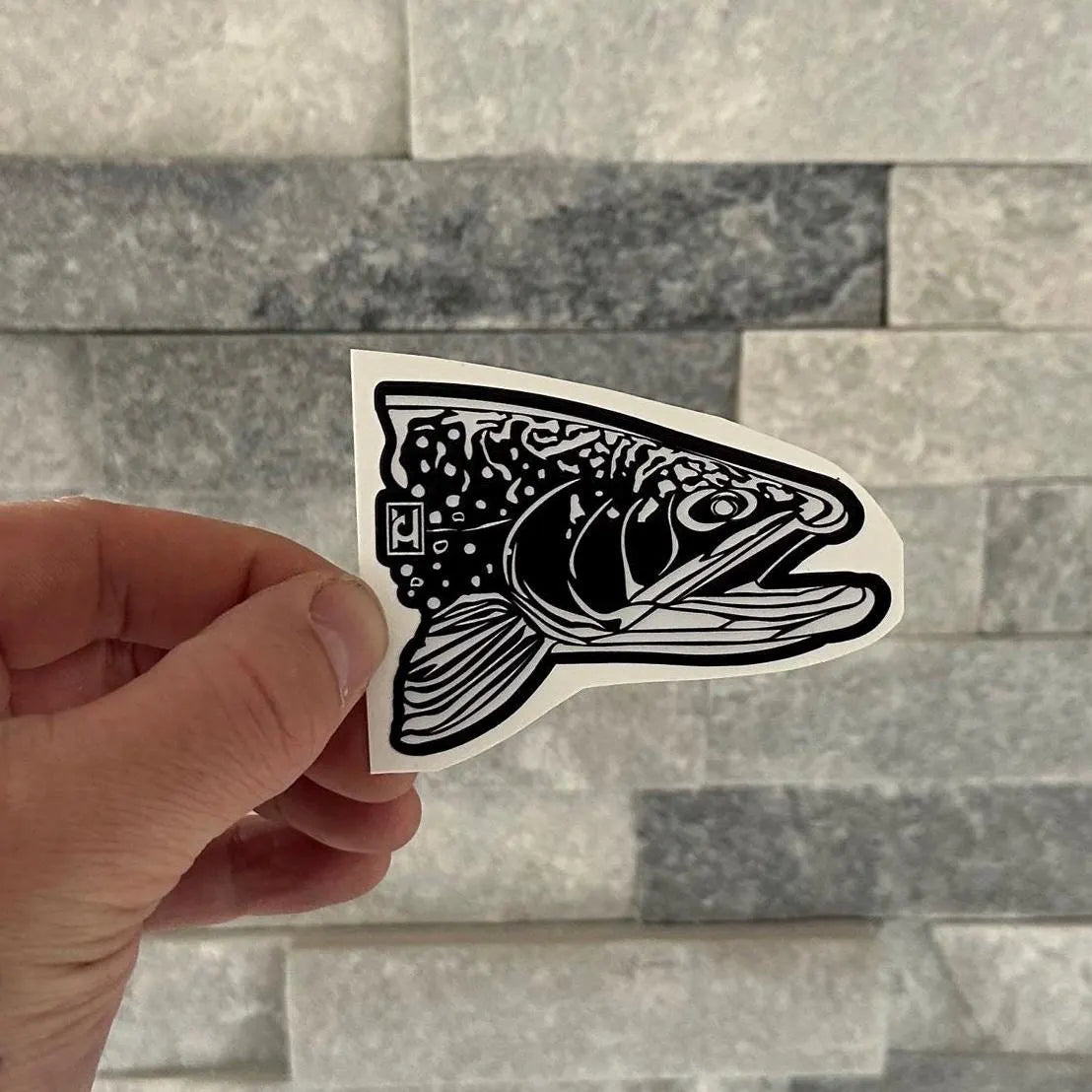 Trout Head Decals