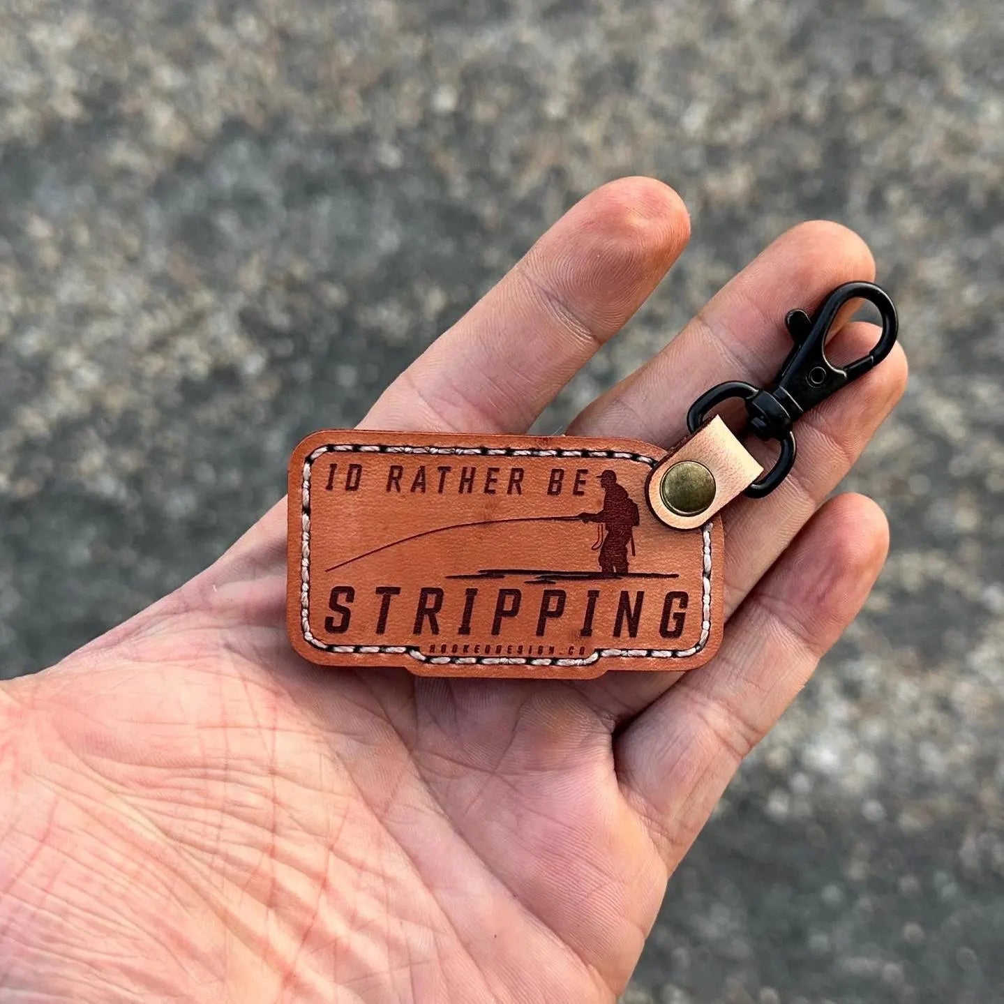 I'd Rather Be Stripping Key Chain