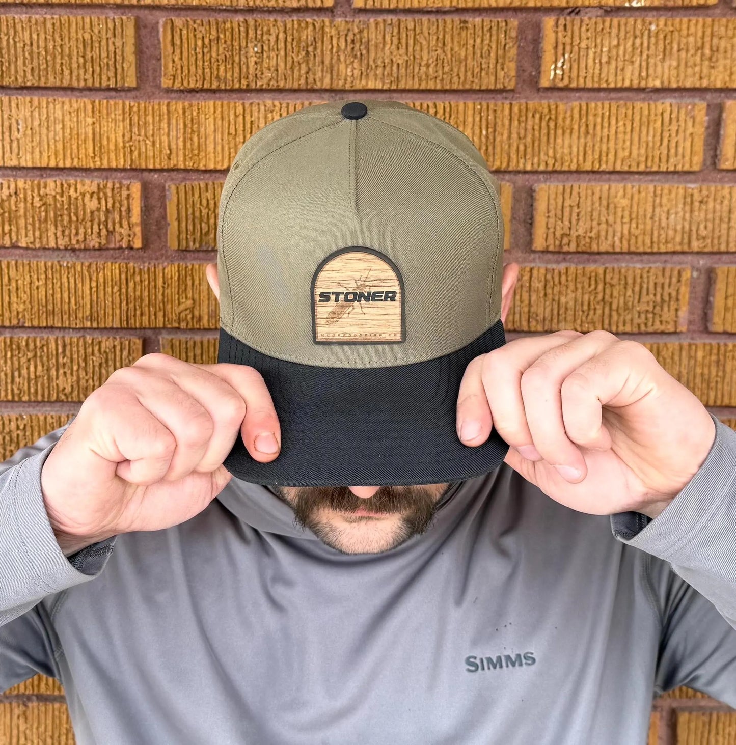 Stoner wood patch hat