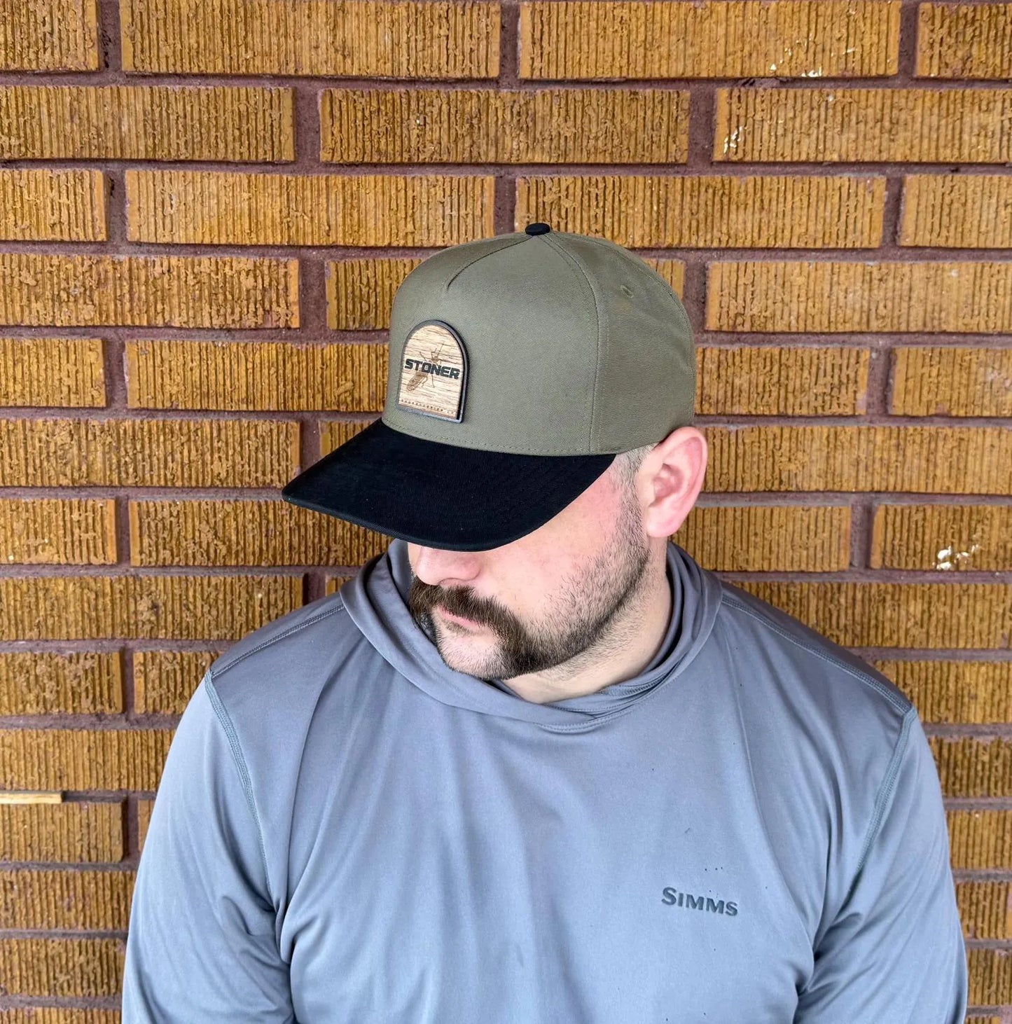 Stoner wood patch hat