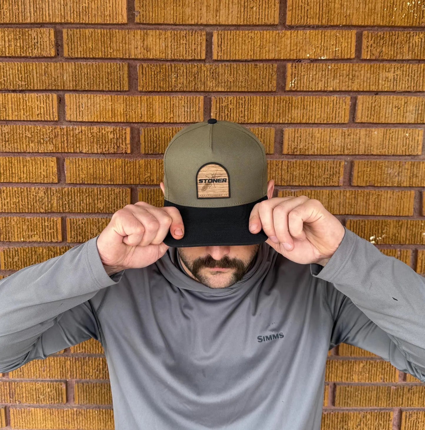 Stoner wood patch hat