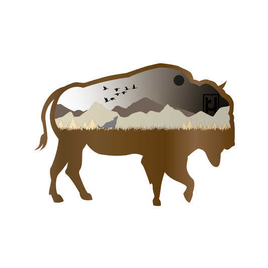 Bison Sticker