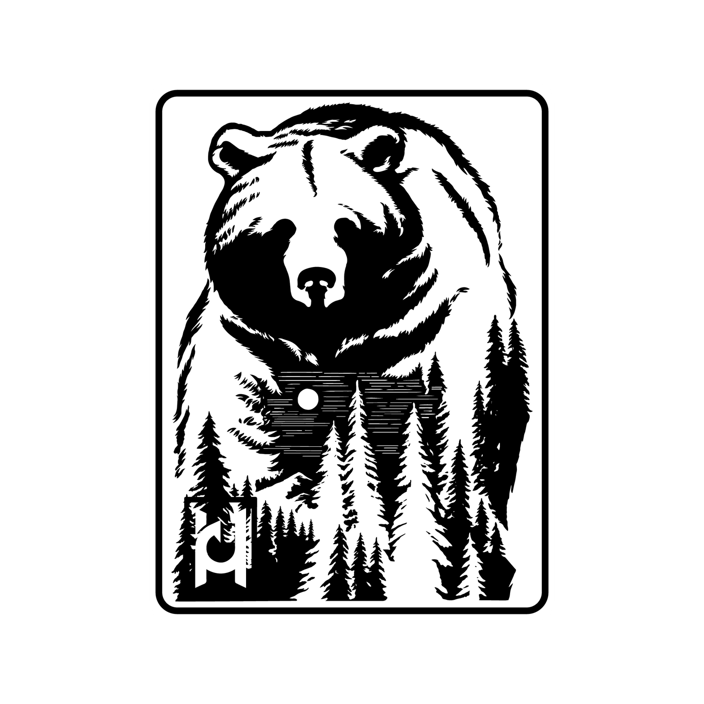 Grizzly Bear Sticker