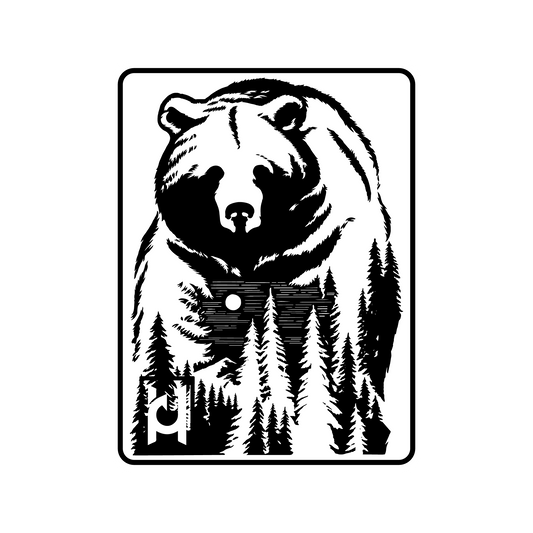 Grizzly Bear Sticker