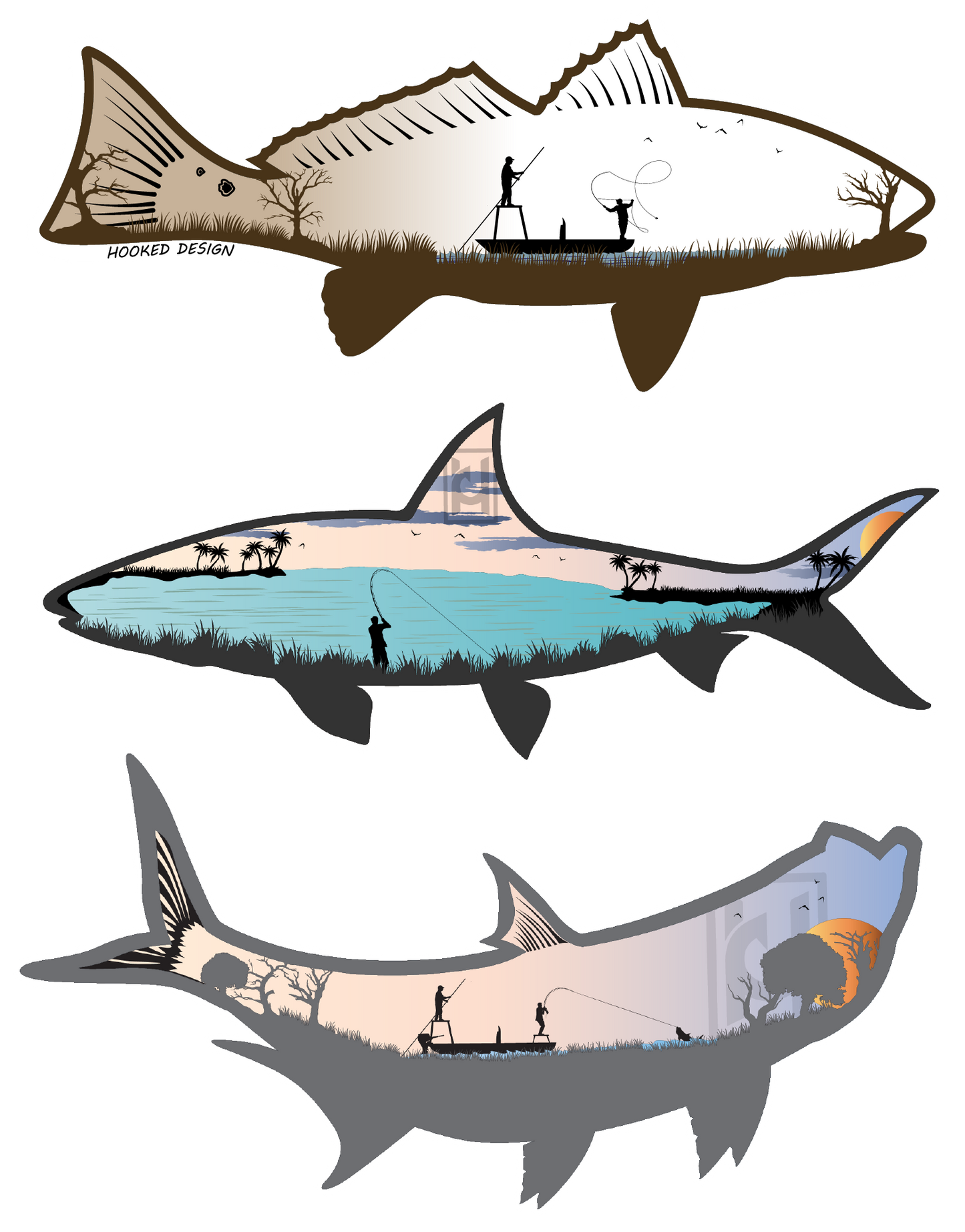 Salt Water Sticker Pack