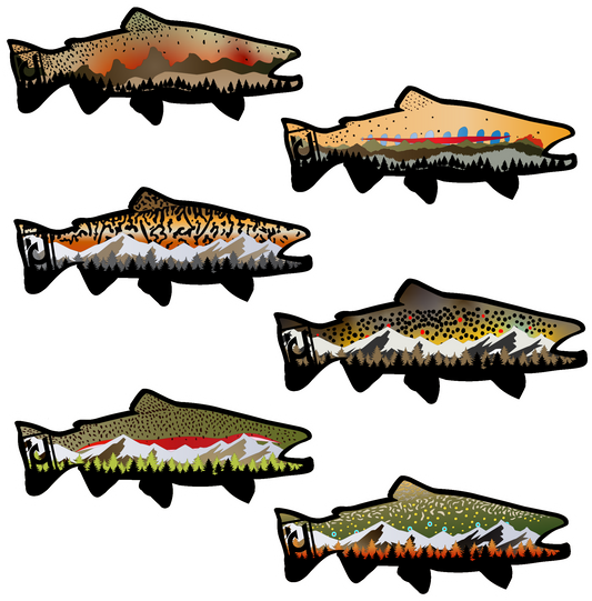 Trout Sticker Pack