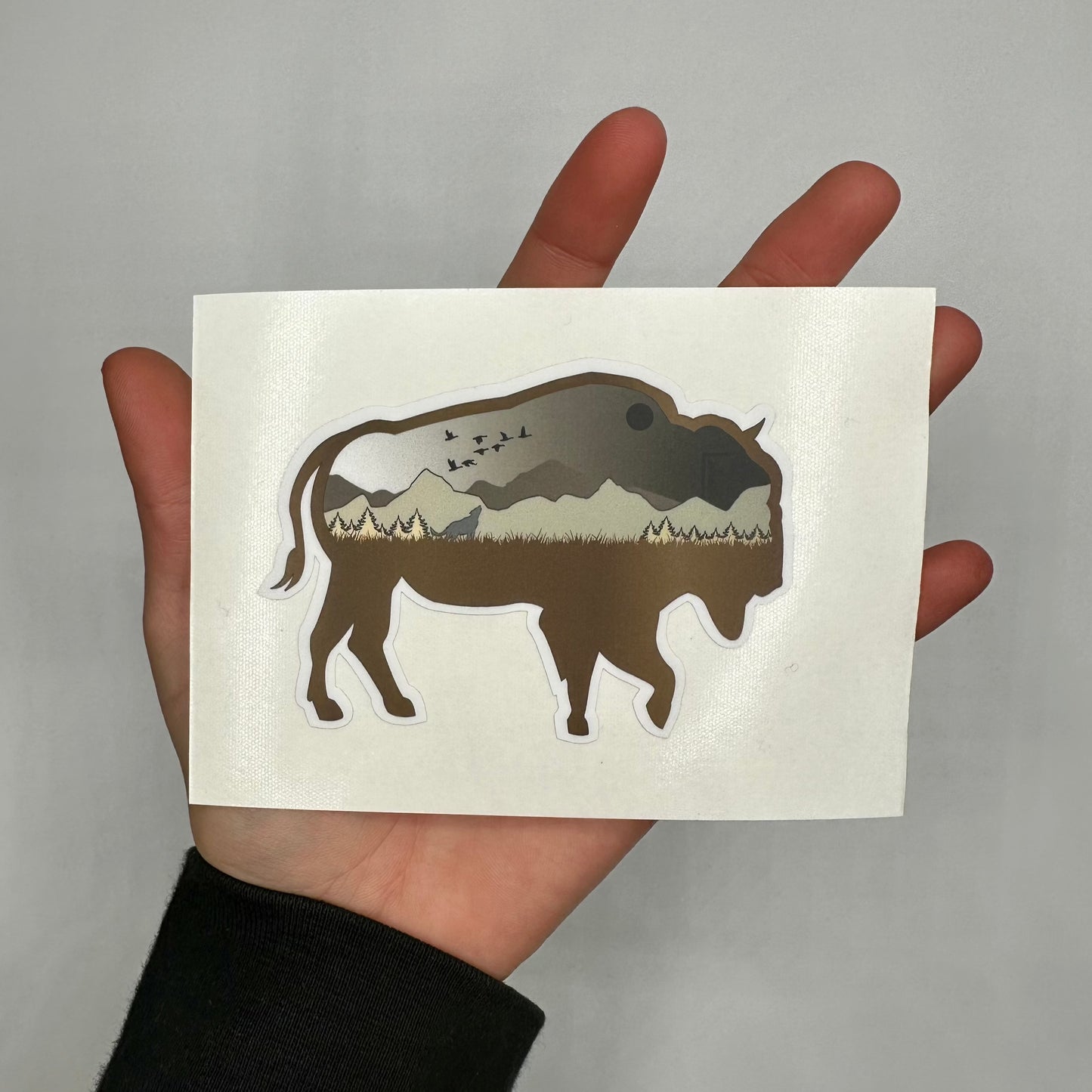Bison Sticker