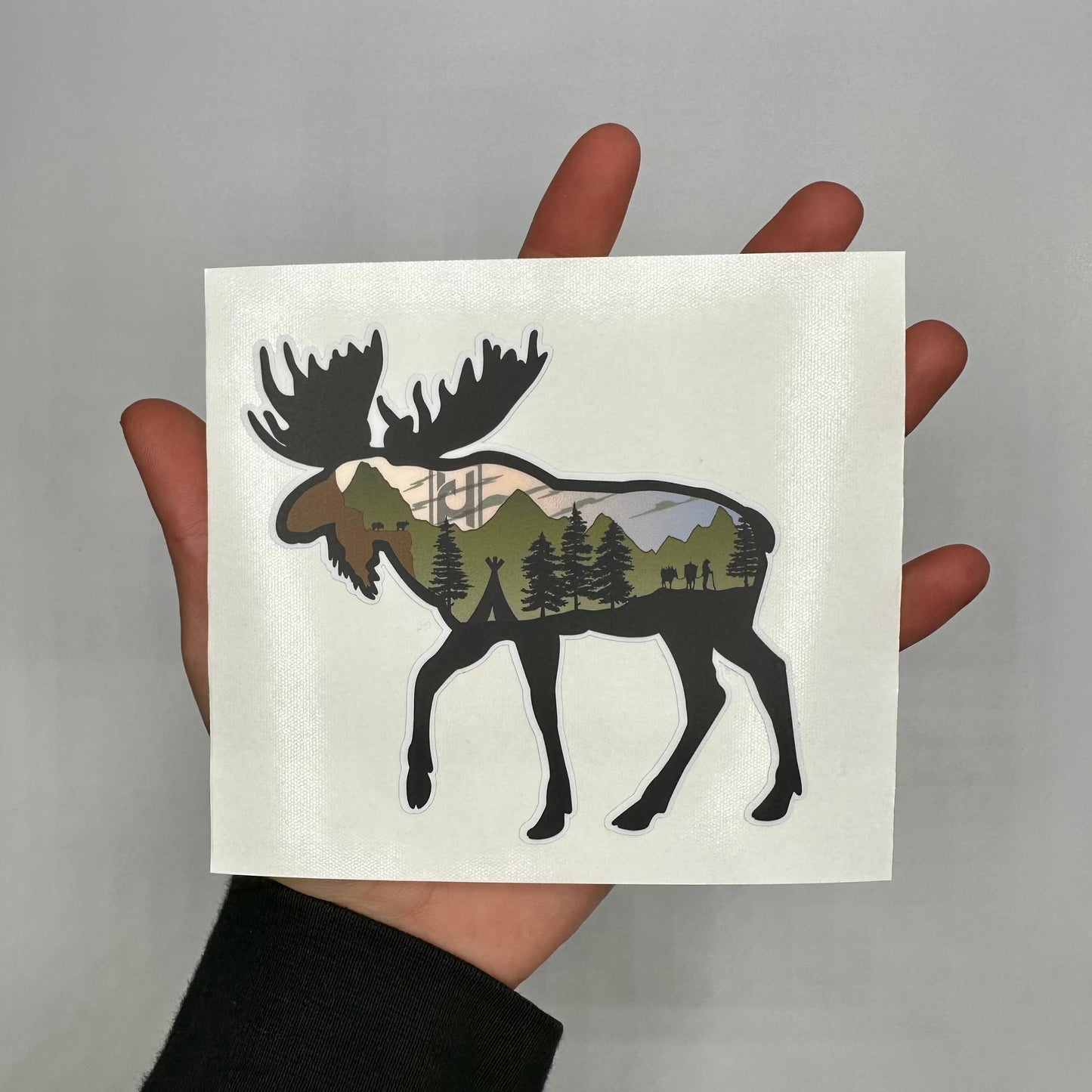 Moose Sticker